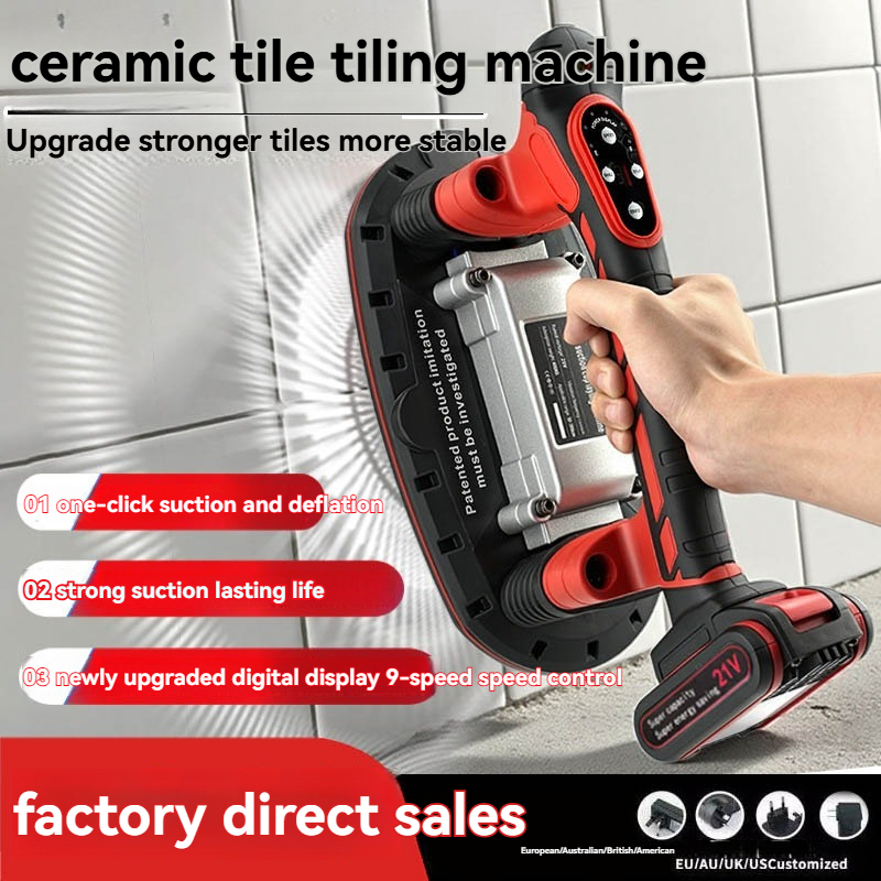 Ceramic Tile Floor - Mesin Perata Ubin Tanpa Kabel Lithium