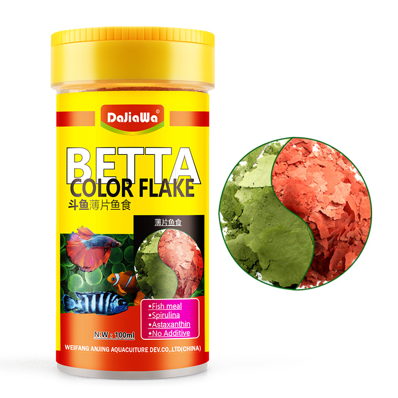 Makanan Ikan DaJiaWa Spirulina - Tetra Food Goldfish Flakes ulasan dan harga